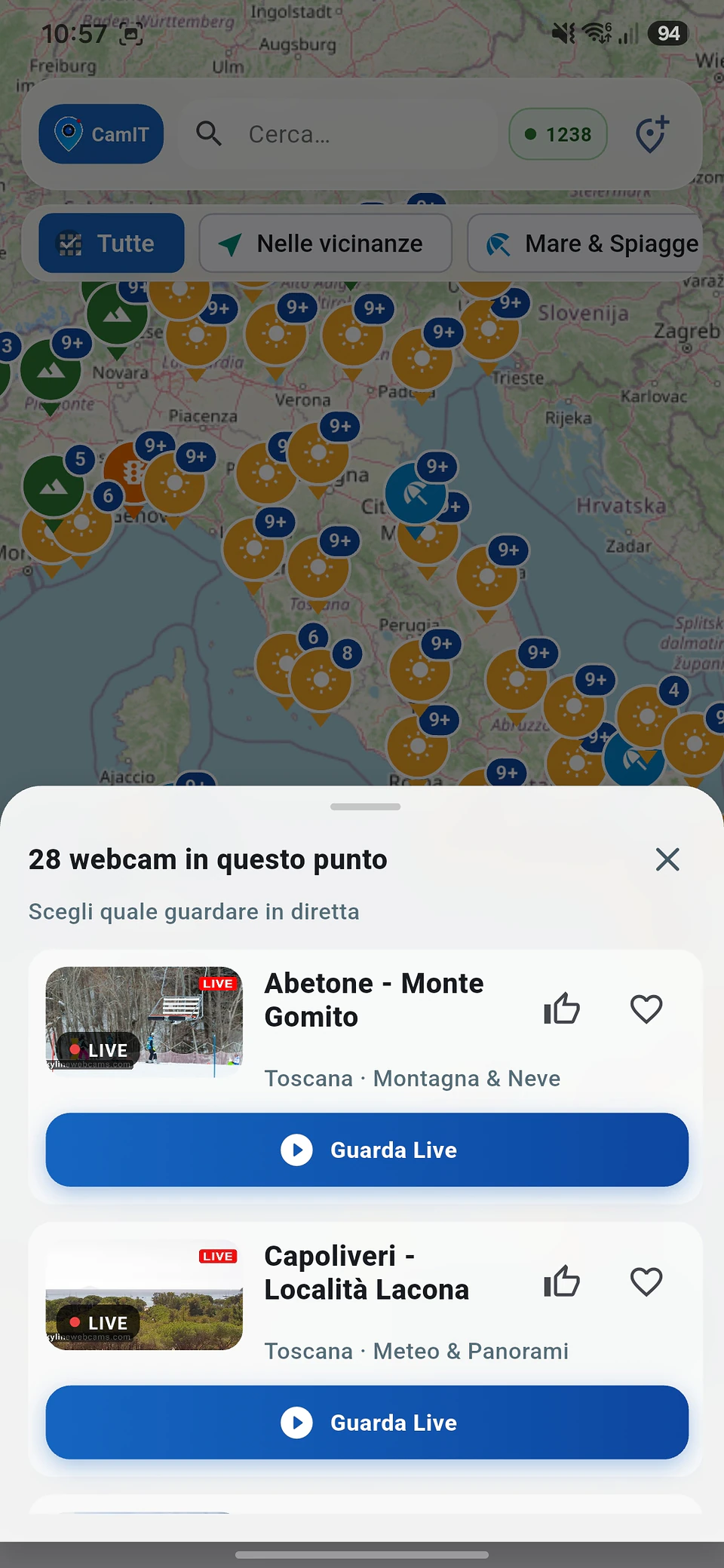 Schermata reale di CamIT 3