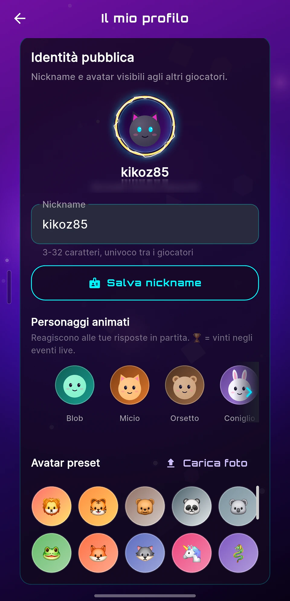 Schermata reale di Il Quizzone 10