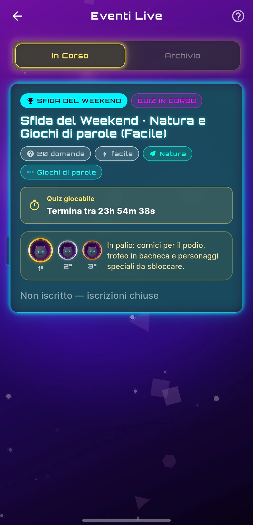 Schermata reale di Il Quizzone 8